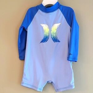 Hurley rashguard one piece swimsuit